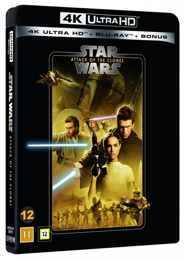 Star Wars - Attack Of The Clones - Episode 2 - 4K Ultra HD Blu-Ray - 2020 Udgave